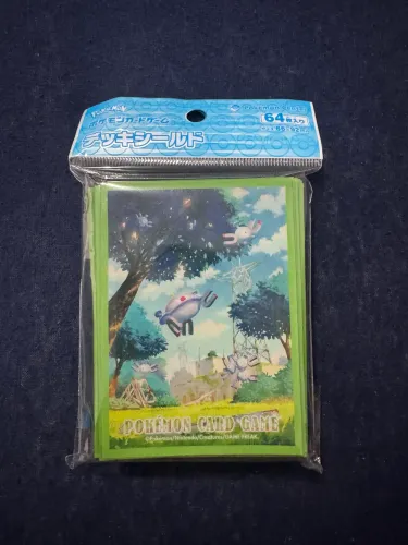 Sleeves / Protetores de Cartas Pokémon Center Japão - Paisagem Magnemite e Magnezone