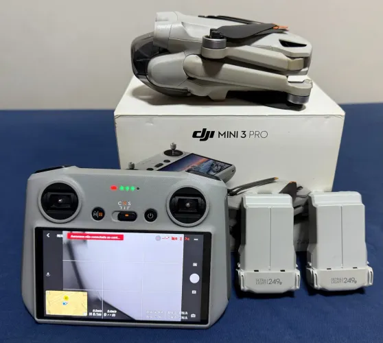 Dji Mini 3 Pro RC com 2 Baterias.