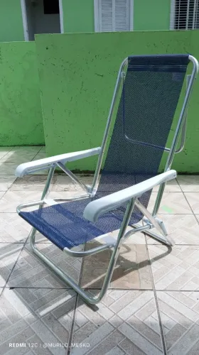 Cadeira nova de praia 