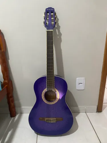 Violão Gypsy Rose Roxo Brilhante Nylon - Bom Estado 