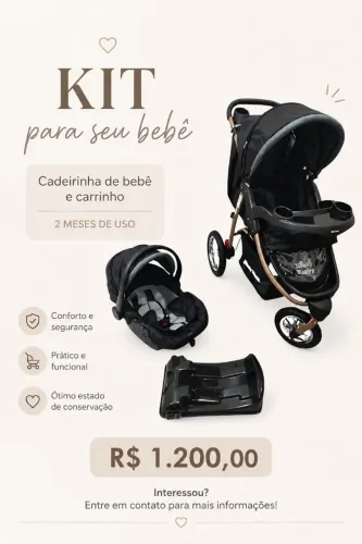 Carrinho E Cadeirinha ?TEM CONVERSA