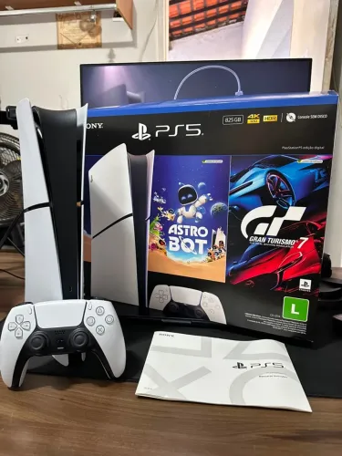 PS5 SLIM DIGITAL - 1 controle