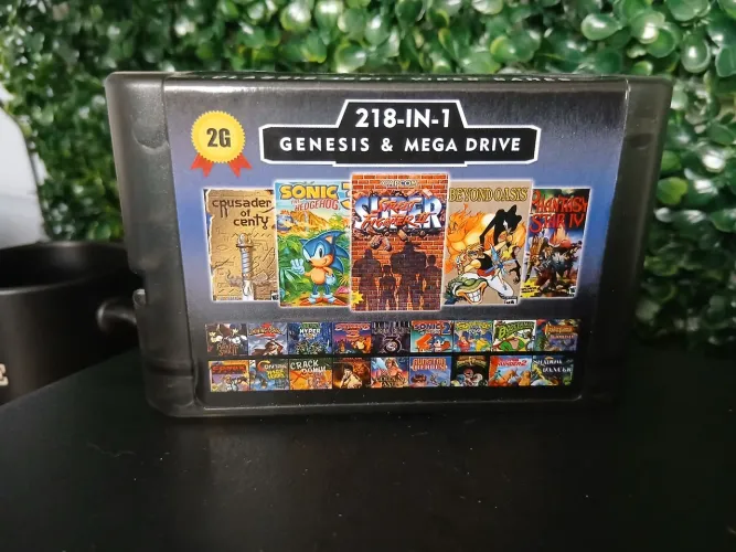EVERDRIVE MEGA DRIVE 218 JOGOS CLÁSSICOS 