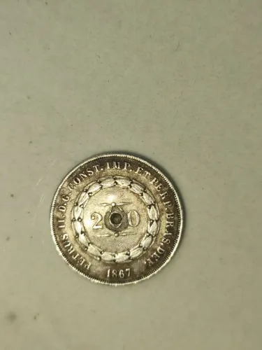 Moeda antiga de 1867