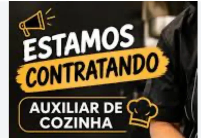 Auxiliar de cozinha