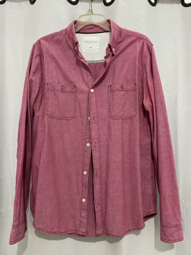 camisa aeropostale original cor goiaba tam m