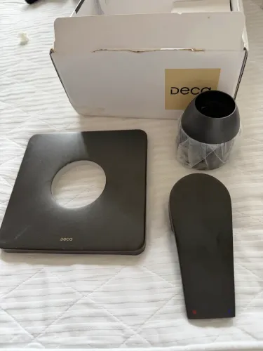 ACABAMENTO MONOCOMANDO DECA PRETO FISCO MATE