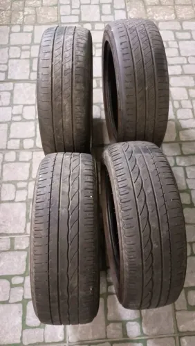Pneus aro 16 185/55 (meia vida) 4 pneus por 100