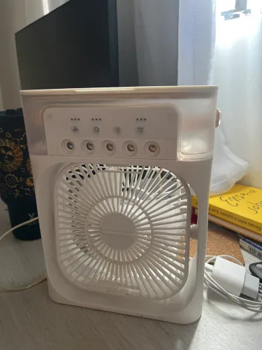 Umidificador e ventilador de mesa