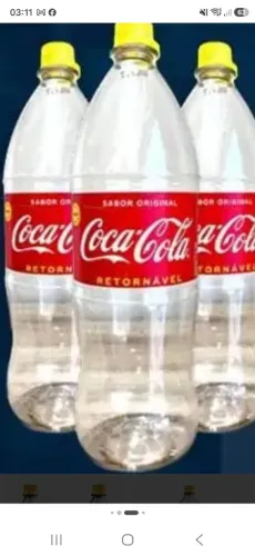 Vasilhame de coca cola retornavel 2 litros