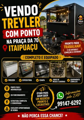 Vendo treyler praça da 70 