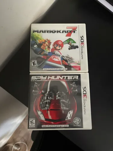 Jogos Mário Kart e Spy Hunter