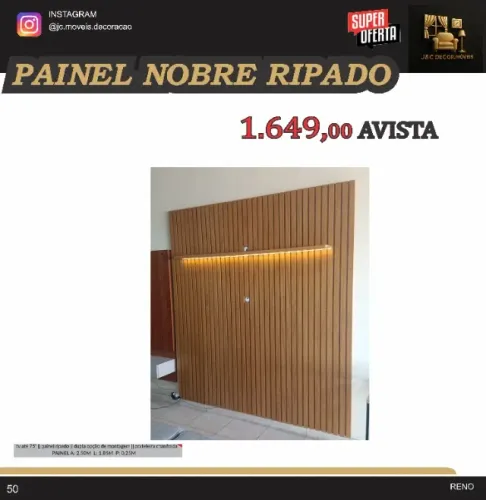 PAINEL NOBRE RIPADO 1,85M
