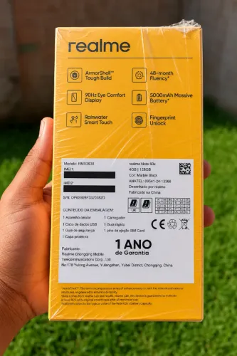 Realme Note 60x 128GB 4GB RAM Lacrado na Caixa
