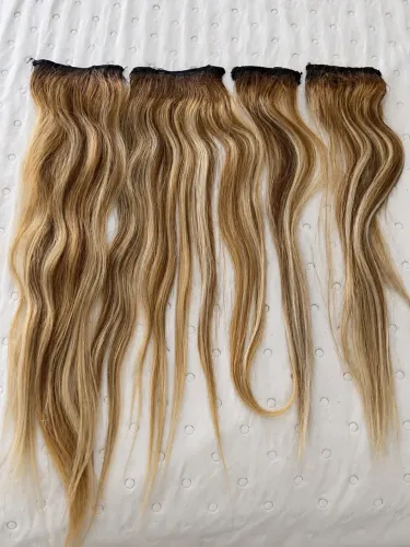 Mega Hair cabelo humano tingido tik tak