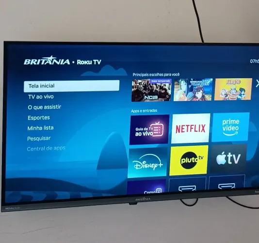 Vendo excelente tv estado de nova funcionando perfeitamente tudo original marca Britânia c
