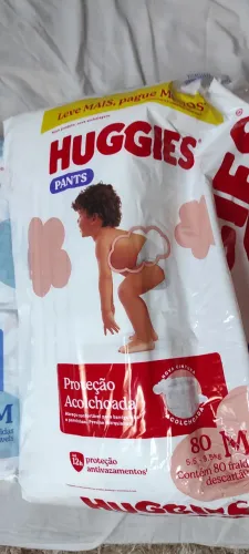 HUGGIES PANTS M 80 UN