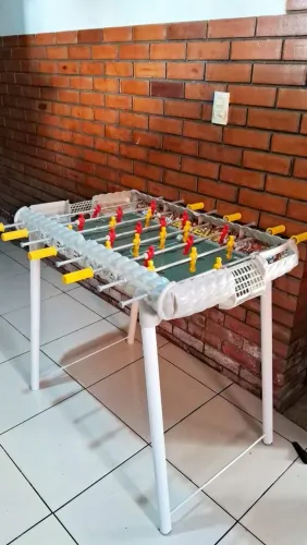 Mesa De Pebolim / Totó Arena Com Pé Xalingo - Perfeito Estado