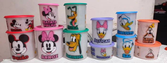 Kit Disney Tupperware completo 