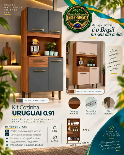 Armário de cozinha frete grátis