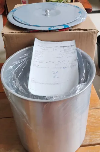 Lixeira inox de embutir 5 litros