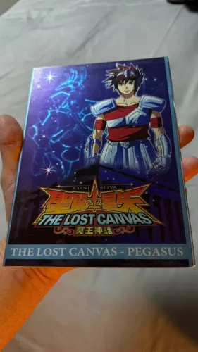 Saint Seiya Lost Canvas Tenma Pegasus Metal Plate Bandai Myth Cloth - Raro