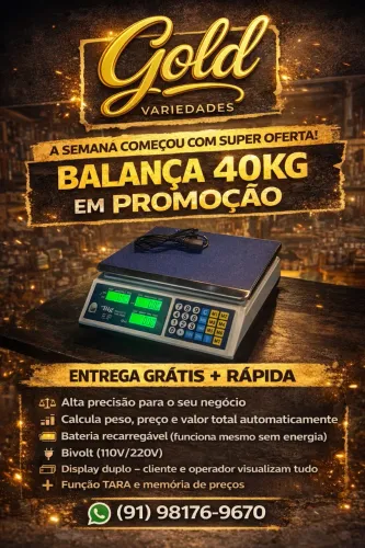 Balança de 40 kilos