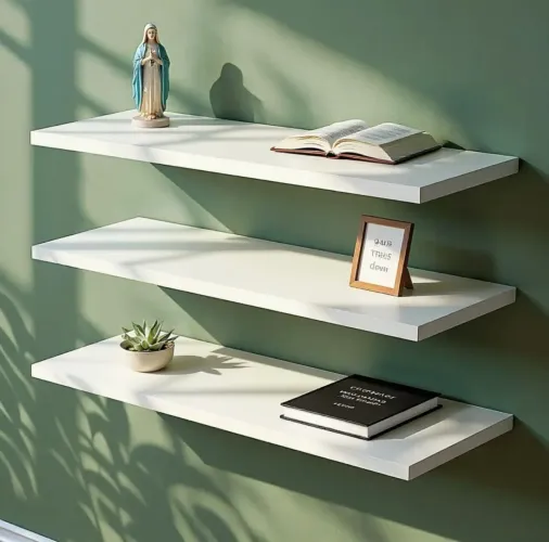 Kit prateleiras MDF 3 unidades