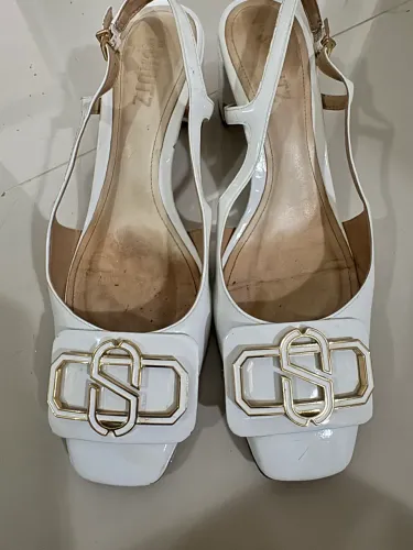 Scarpin couro verniz Schutz