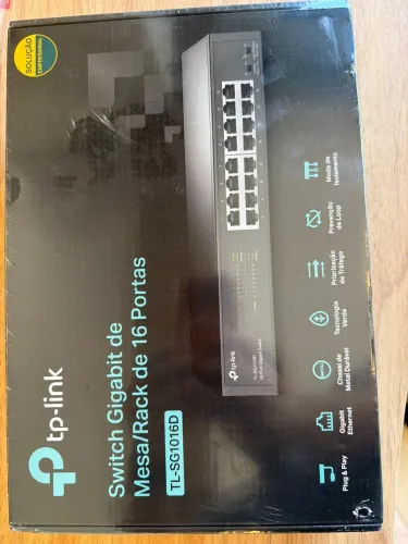 Switch to link 16 portas