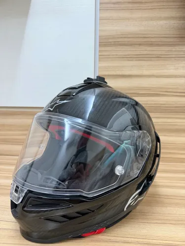 Capacete Alpinestars Supertech SR10 - Fibra de Carbono.