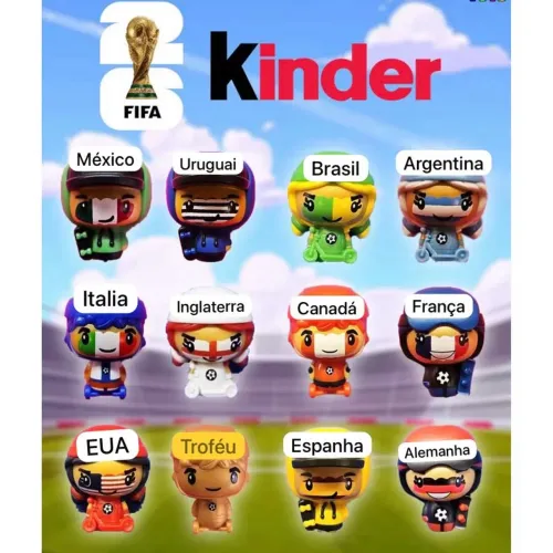 Kinder Ovo Copa 2026 Funko - Leia anúncio