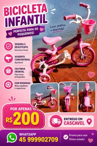 Bicicleta infantil