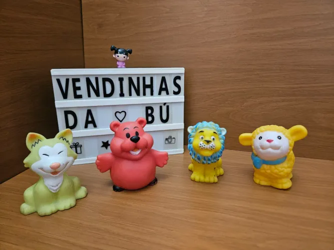 Bichinhos de vinil antigos