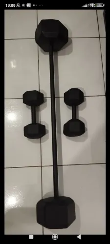 KIT DE MUSCULAÇÃO 3 PEÇAS