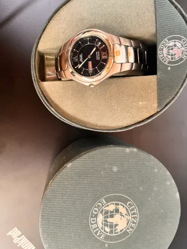 Relógio citizen eco-drive titanium
