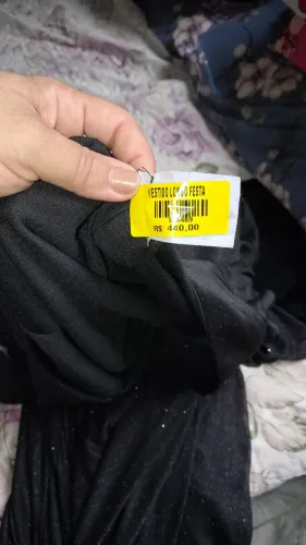 Vestido de festa, preto elegante