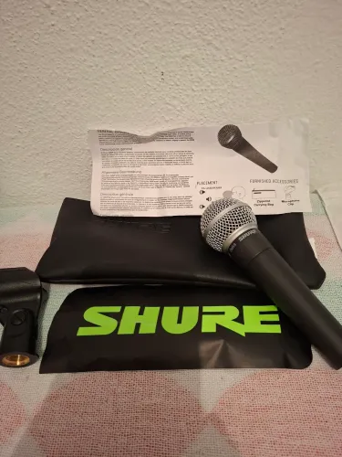 MICROFONES SM58 SHURE E SENNNHEISER 835 ORIGINAIS