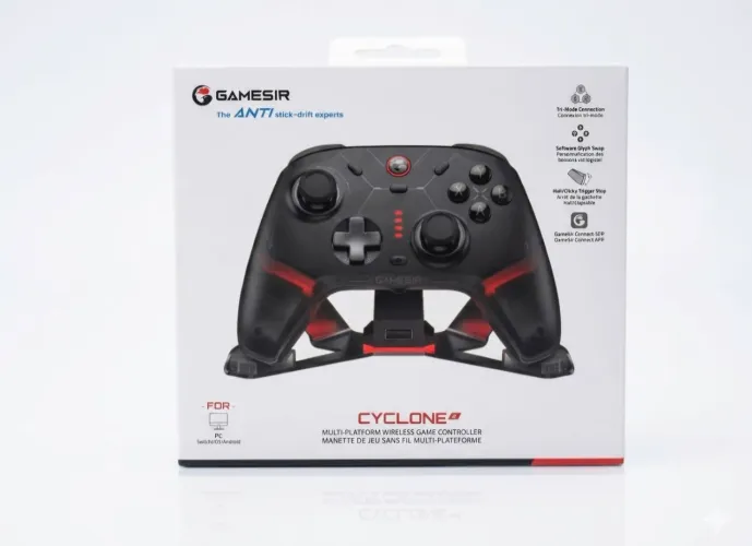 Controle GameSir Cyclone 2 Sem Fio Wireless + Dock de carregamento, Hall Effect.