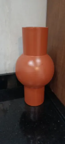 Vaso Cachepot decorativo em Cerâmica Terracota Moderno