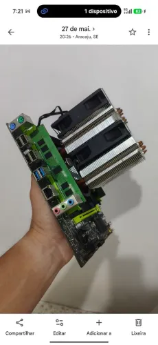 Kit Xeon 2680 v4, placa mãe, memória 8GB 2x4GB