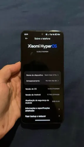 Celular Xiaomi Redmi Note 12 Pro 256 GB