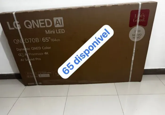tv 65 polegadas Qned lacrada