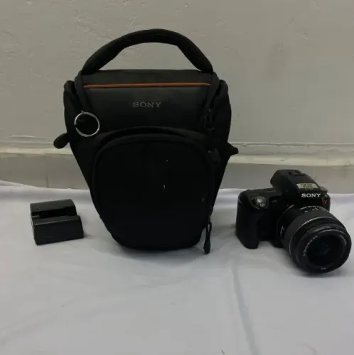 Câmera Sony Alpha a35 + Lente 18-55mm + Bolsa Original + Carregador