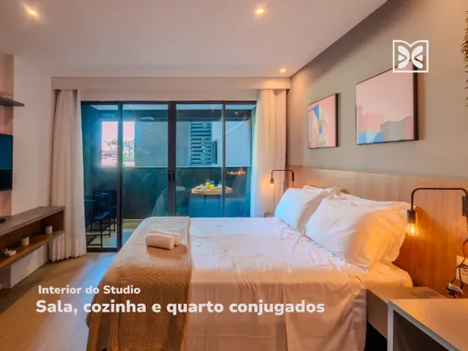 LOCAÇÃO - APARTAMENTO TIPO STUDIO MOBILIADO DE ALTO PADRÃO | ORLA DE ARMAÇÃO