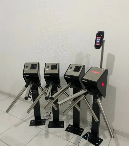 Catraca de acesso para academia
