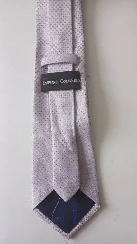 Gravata Lilás Empório Colombo com Detalhes