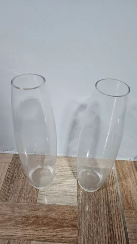 VASO DE VIDRO DECORATIVO