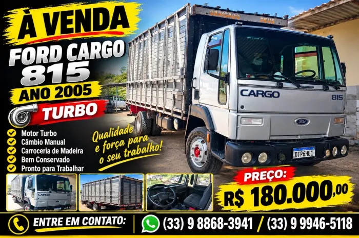 Vendo Caminhao Ford Cargo 815