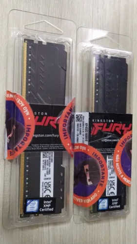 Memória RAM Kingston Fury DDR4, 2x8gb CL16 3200MHz